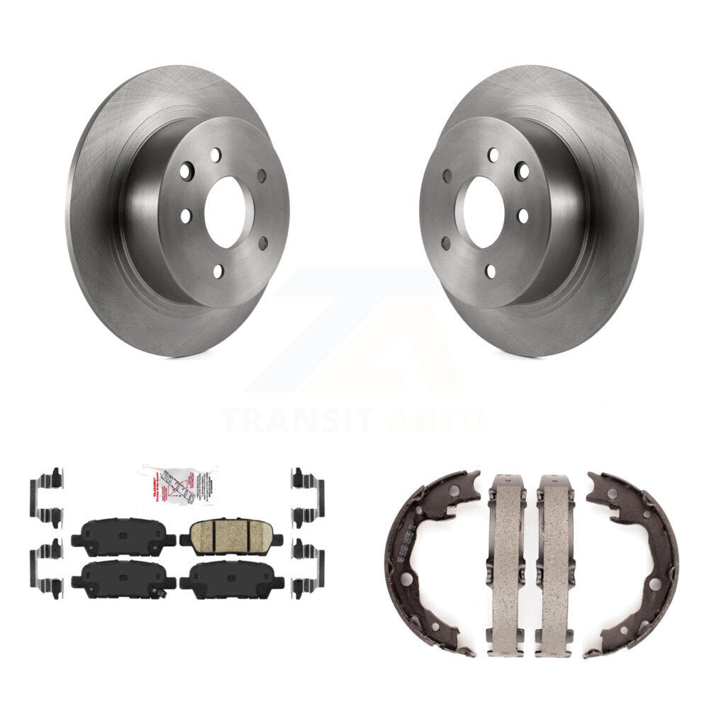 Transit Auto K8A-108526 Disc Brake Kit for 2007-2019 Nissan Juke, Nissan Sentra - Rear product image