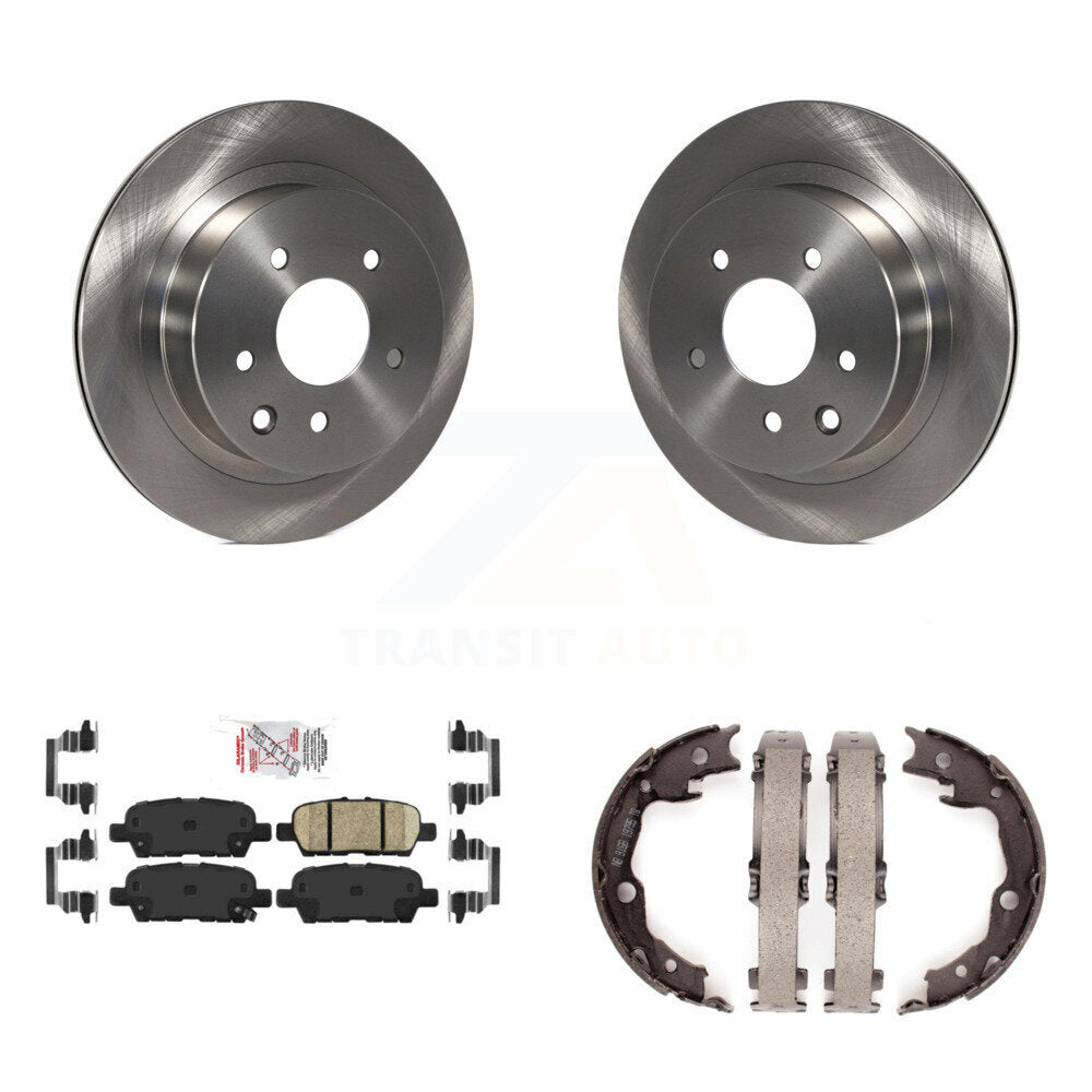 Transit Auto K8A-108528 Disc Brake Kit for 2008-2022 Nissan LEAF, Nissan Juke, Nissan Rogue Select & more - Rear product image