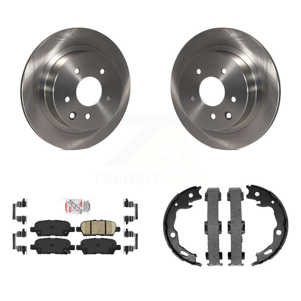 Transit Auto K8A-108530 Disc Brake Kit for 2014-2023 Nissan Rogue Sport, Nissan Rogue, Nissan Qashqai - Rear product image
