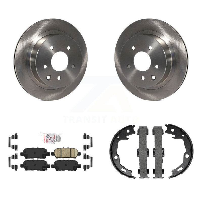 Transit Auto K8A-108530 Disc Brake Kit for 2014-2023 Nissan Rogue Sport, Nissan Rogue, Nissan Qashqai - Rear product image