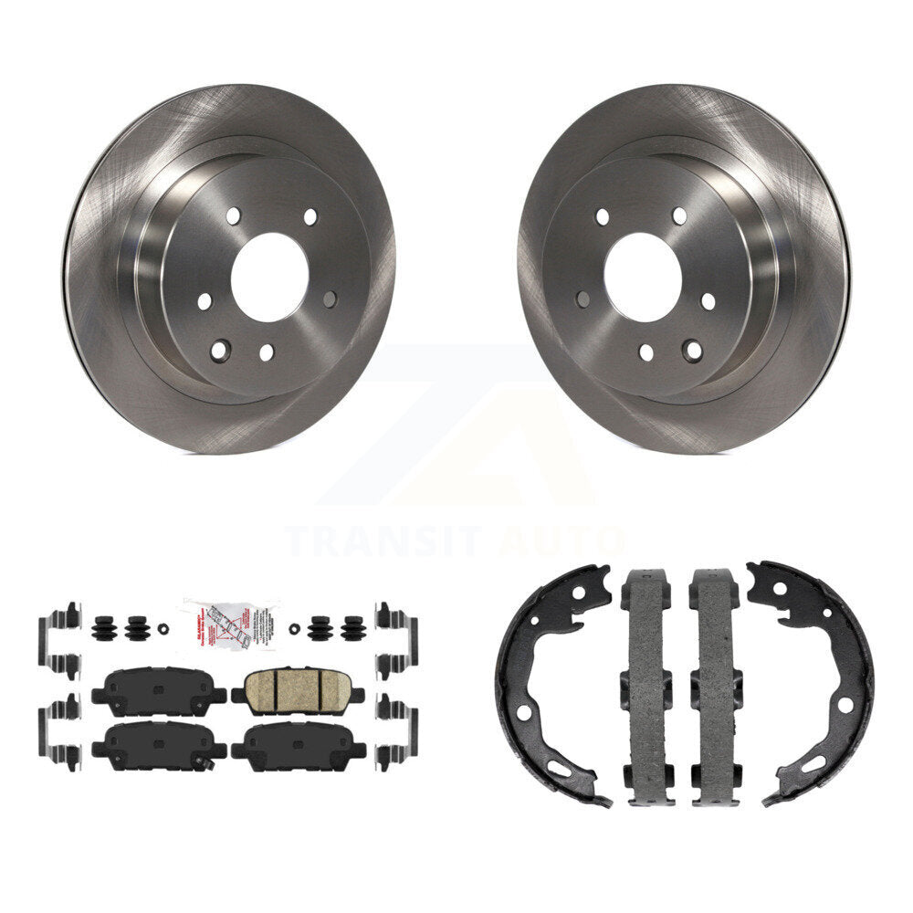 Transit Auto K8A-108531 Disc Brake Kit for 2014-2023 Nissan Rogue Sport, Nissan Rogue, Nissan Qashqai - Rear product image