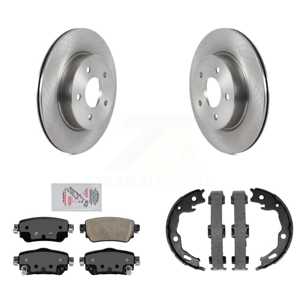 Transit Auto K8A-108532 Disc Brake Kit for 2018-2023 Nissan Rogue Sport, Nissan Qashqai, Nissan Rogue - Rear product image