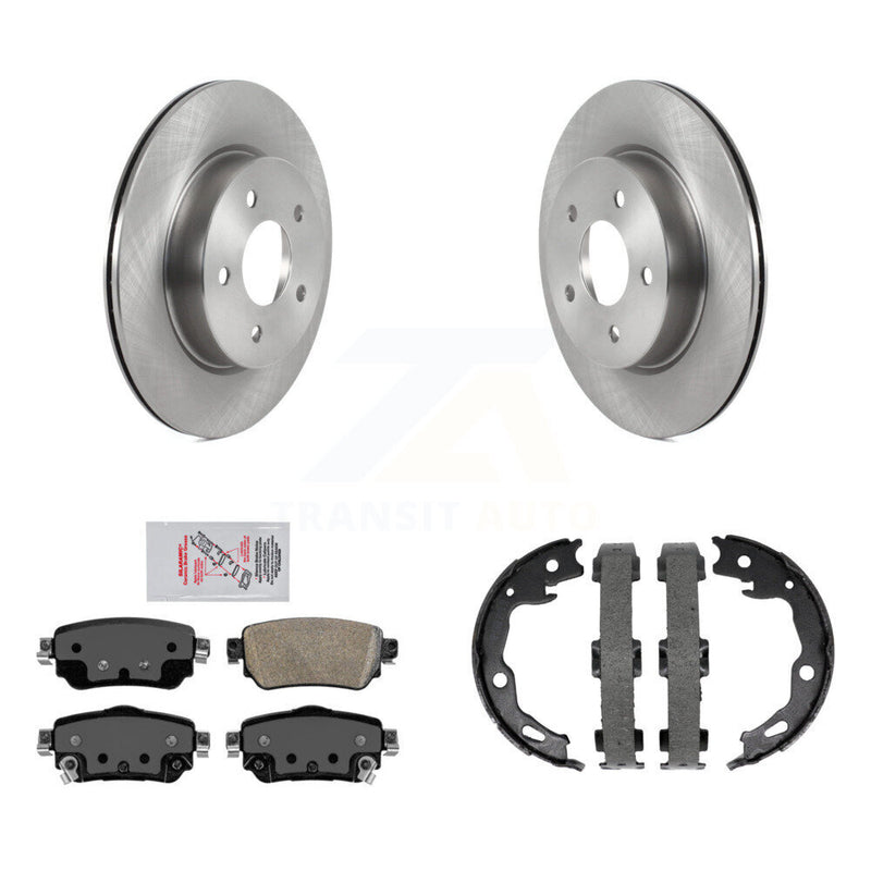 Transit Auto K8A-108532 Disc Brake Kit for 2018-2023 Nissan Rogue Sport, Nissan Qashqai, Nissan Rogue - Rear product image
