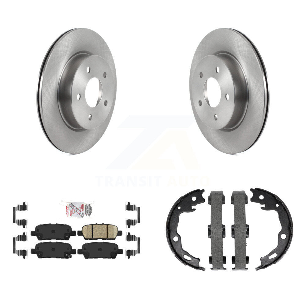 Transit Auto K8A-108533 Disc Brake Kit for 2017-2019 Nissan Rogue Sport, Nissan Qashqai - Rear product image