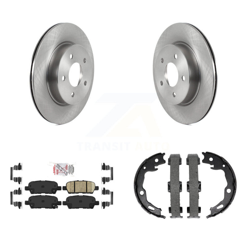 Transit Auto K8A-108533 Disc Brake Kit for 2017-2019 Nissan Rogue Sport, Nissan Qashqai - Rear product image