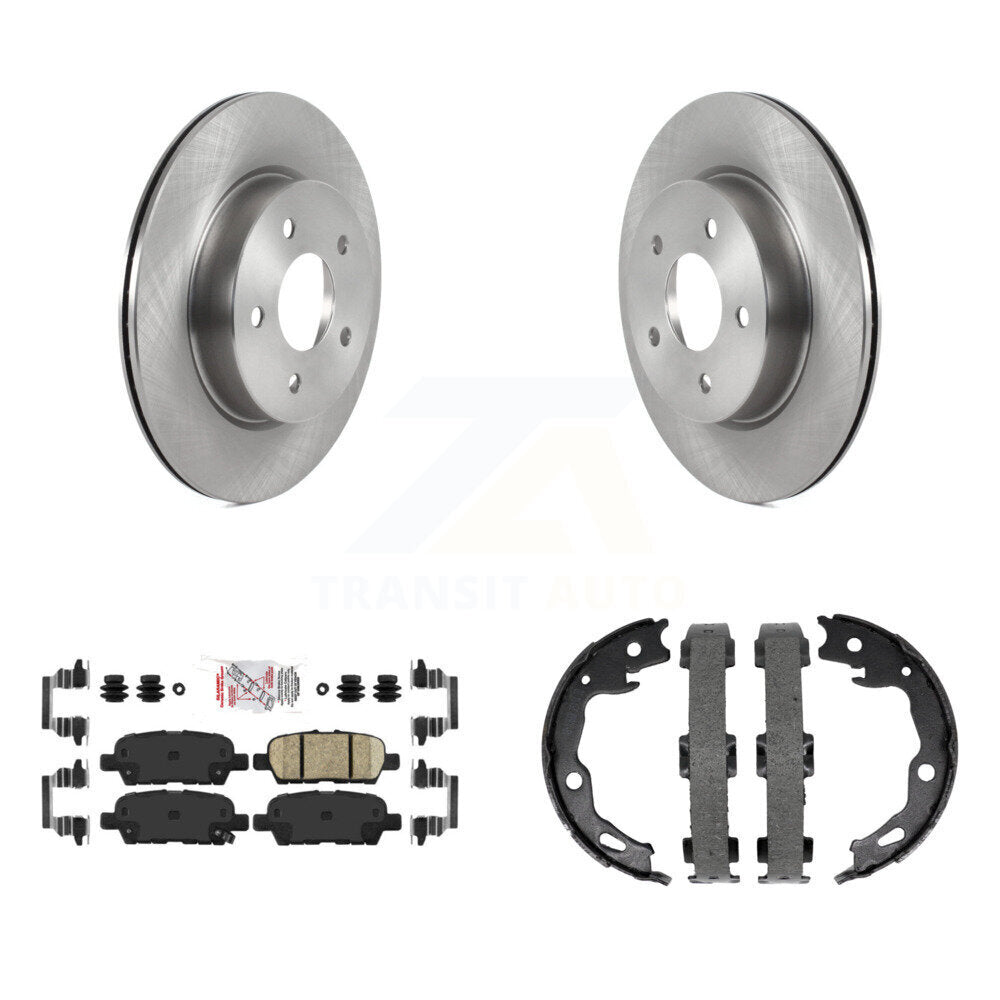 Transit Auto K8A-108534 Disc Brake Kit for 2017-2019 Nissan Rogue Sport, Nissan Qashqai - Rear product image