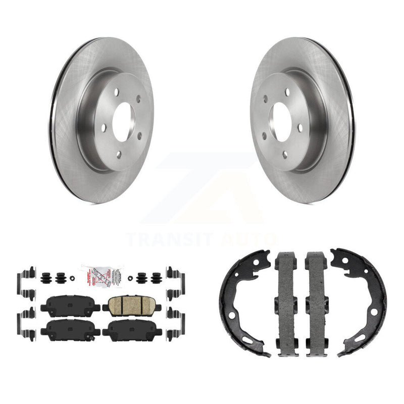 Transit Auto K8A-108534 Disc Brake Kit for 2017-2019 Nissan Rogue Sport, Nissan Qashqai - Rear product image