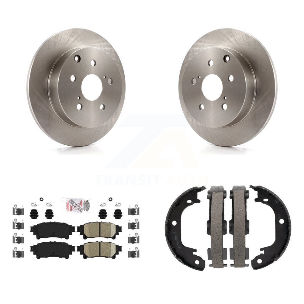 Transit Auto K8A-108572 Disc Brake Kit for 2012-2020 Toyota Mirai, Toyota Prius V - Rear product image