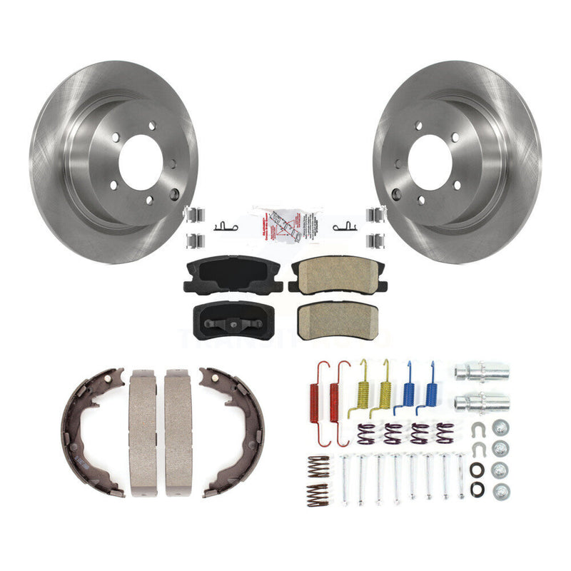 Transit Auto K8A-108637 Disc Brake Kit for 2008-2014 Mitsubishi Lancer, Mitsubishi Outlander, Mitsubishi Outlander Sport & more - Rear product image