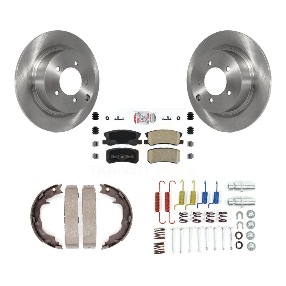 Transit Auto K8A-108638 Disc Brake Kit for 2008-2014 Mitsubishi Lancer, Mitsubishi Outlander, Mitsubishi Outlander Sport & more - Rear product image