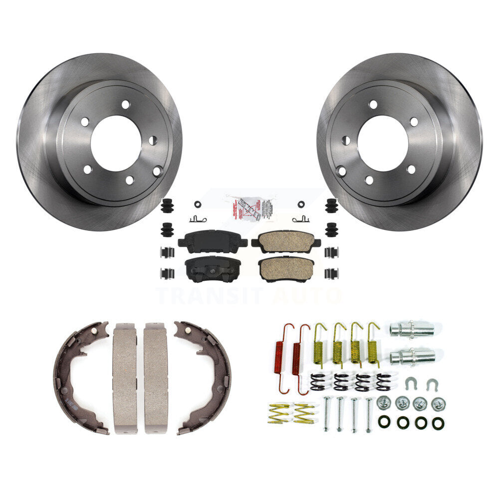 Transit Auto K8A-108640 Disc Brake Kit for 2007-2017 Jeep Compass, Jeep Patriot, Chrysler 200 & more - Rear product image