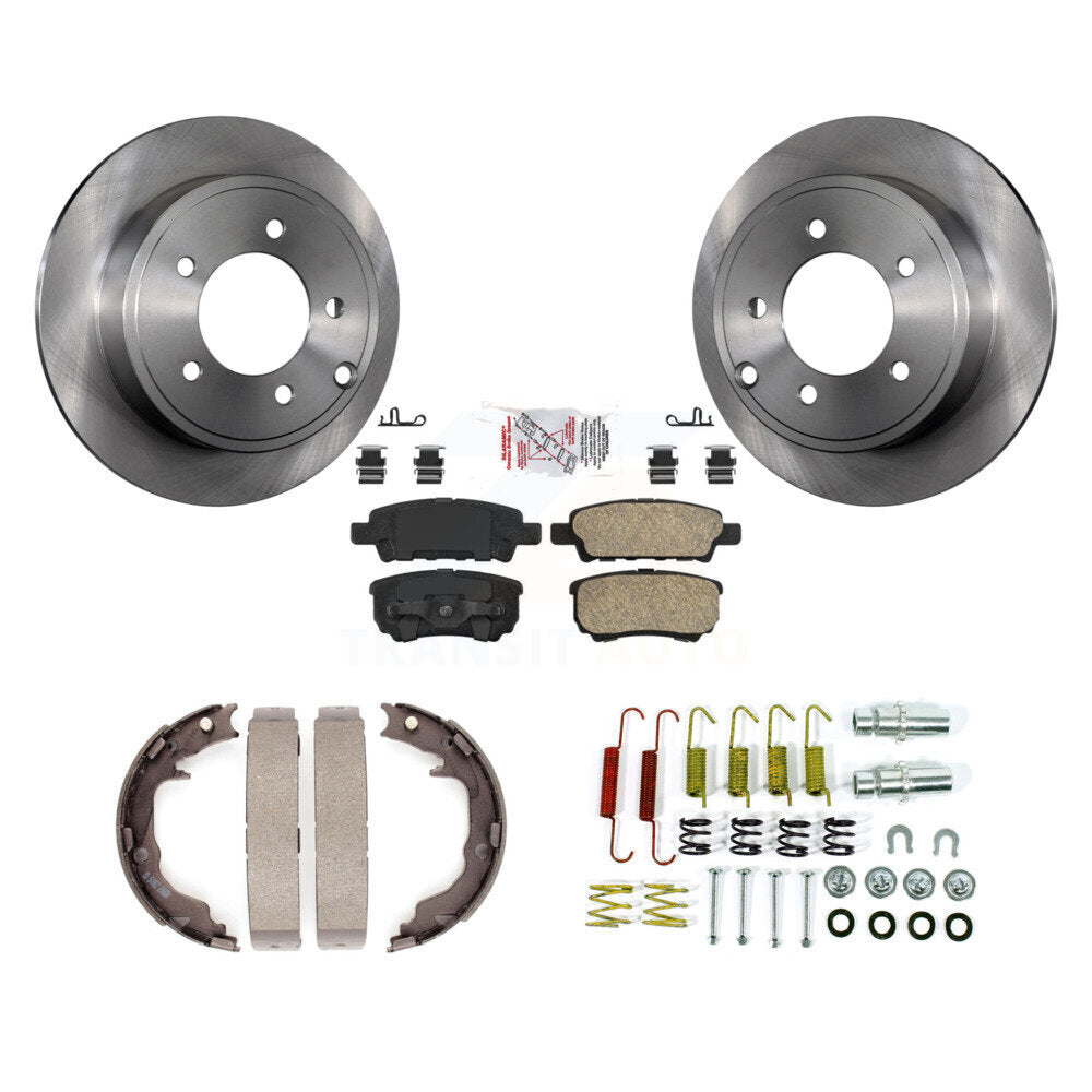 Transit Auto K8A-108641 Disc Brake Kit for 2007-2017 Jeep Compass, Jeep Patriot, Chrysler 200 & more - Rear product image