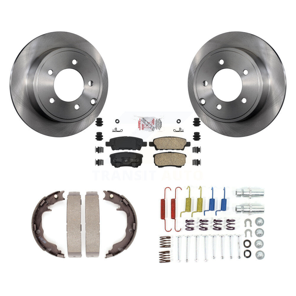 Transit Auto K8A-108645 Disc Brake Kit for 2008-2014 Mitsubishi Lancer - Rear product image