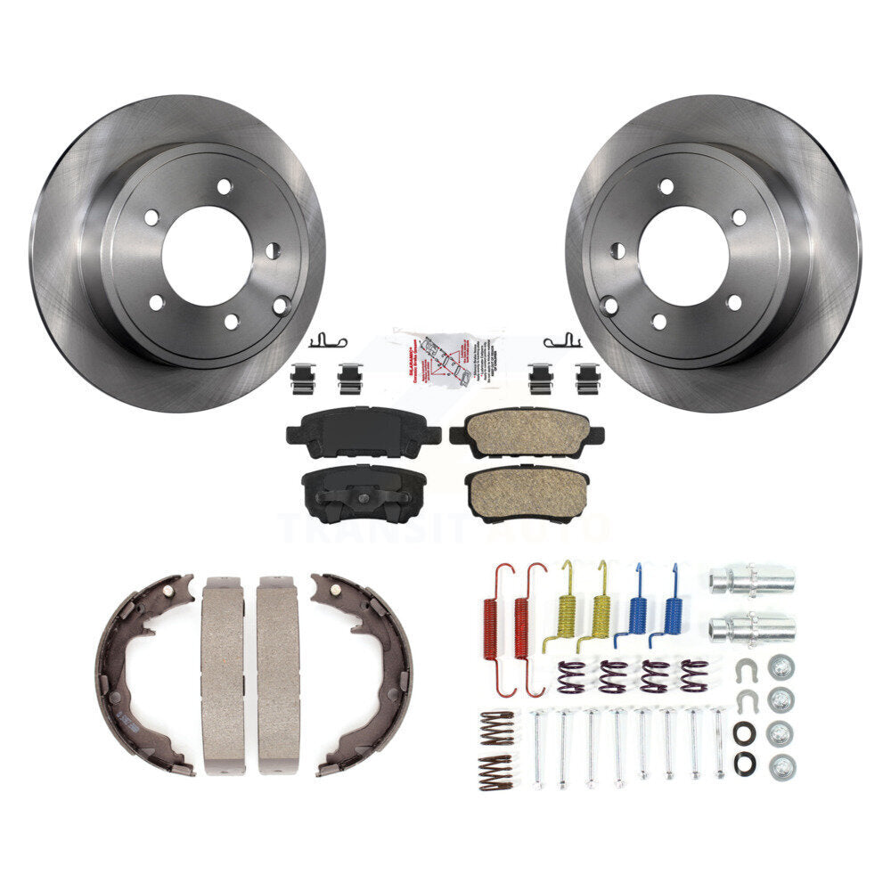 Transit Auto K8A-108646 Disc Brake Kit for 2008-2014 Mitsubishi Lancer - Rear product image