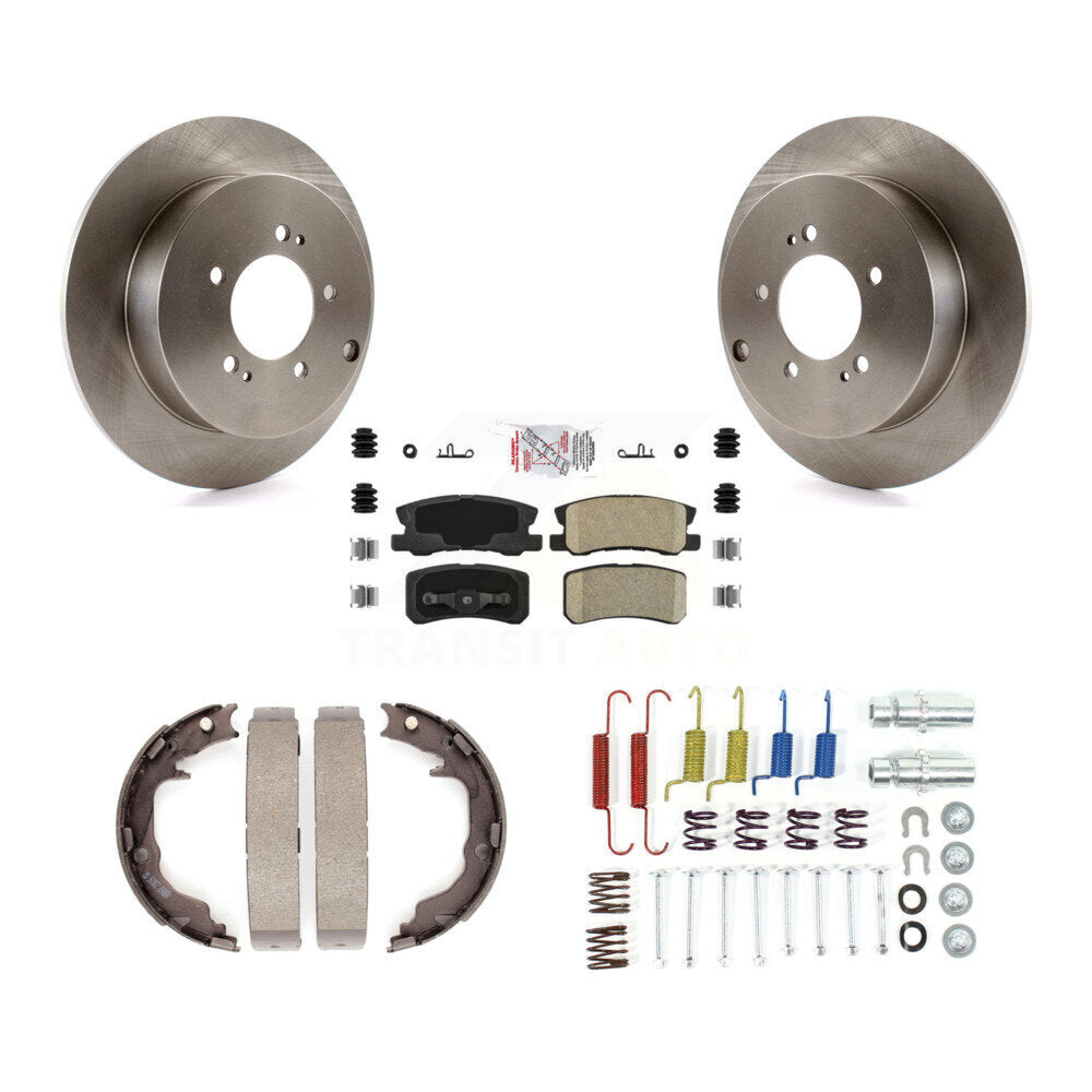 Transit Auto K8A-108656 Disc Brake Kit for 2007-2011 Mitsubishi Outlander - Rear product image