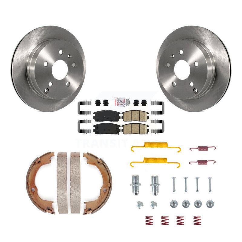 Transit Auto K8A-108667 Disc Brake Kit for 2012-2017 Chevrolet Equinox, GMC Terrain - Rear product image