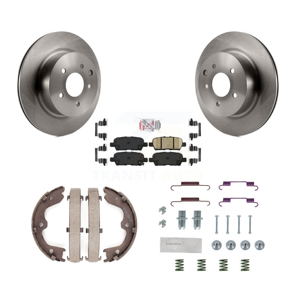 Transit Auto K8A-108686 Disc Brake Kit for 2005-2022 Nissan Maxima, INFINITI QX50, INFINITI EX37 & more - Rear product image