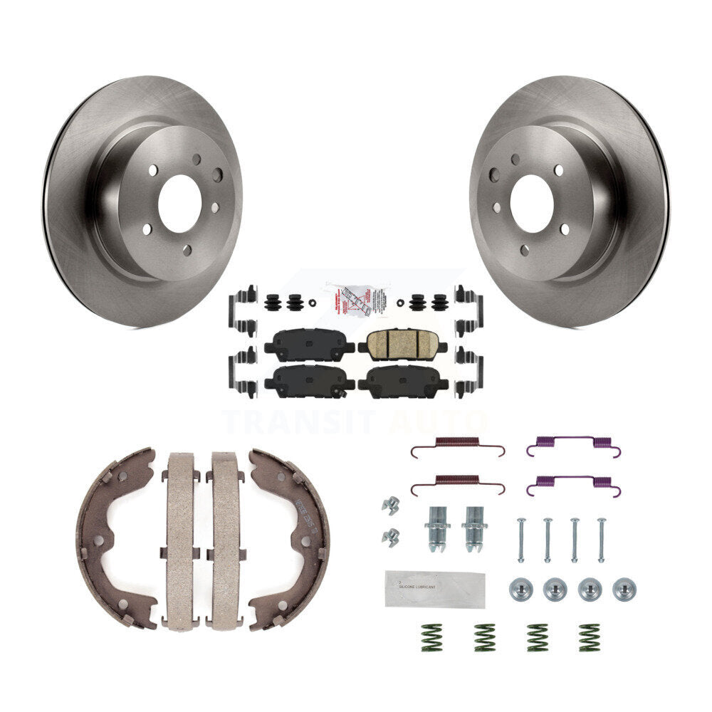 Transit Auto K8A-108687 Disc Brake Kit for 2005-2022 Nissan Maxima, INFINITI QX50, INFINITI EX37 & more - Rear product image