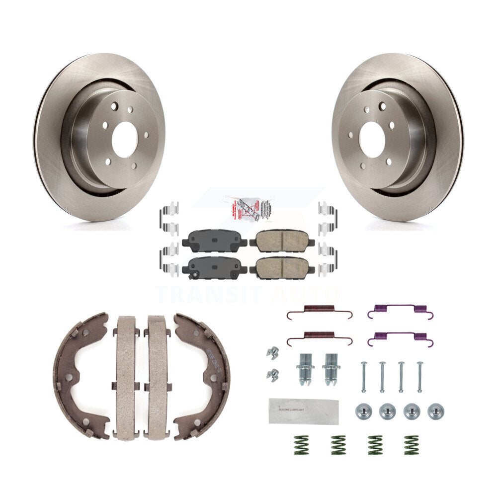 Transit Auto K8A-108688 Disc Brake Kit for 2007-2014 INFINITI Q60, INFINITI G37, INFINITI G35 - Rear product image