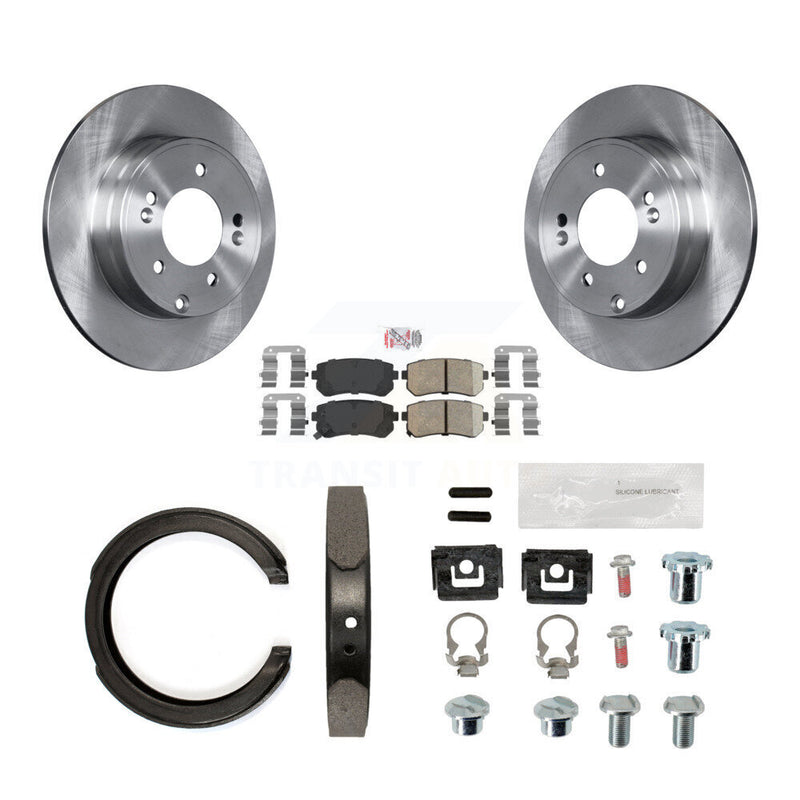 Transit Auto K8A-108701 Disc Brake Kit for 2014-2017 Hyundai Tucson, Hyundai Sonata, Kia Cadenza - Rear product image