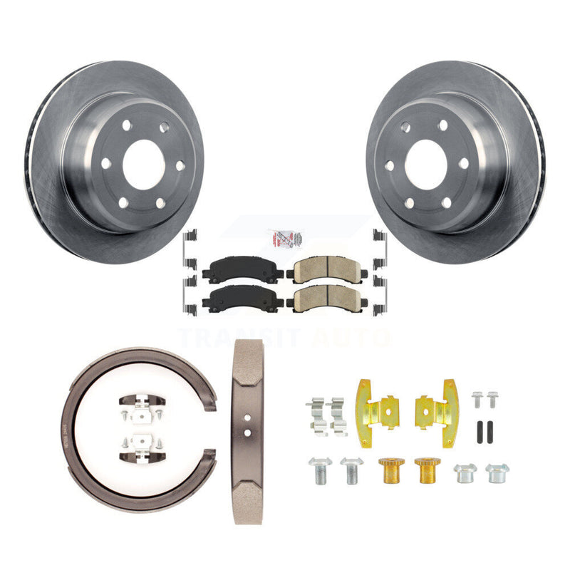 Transit Auto K8A-108706 Disc Brake Kit for 2002-2014 Cadillac Escalade, Chevrolet Avalanche 1500, Chevrolet Express 1500 & more - Rear product image