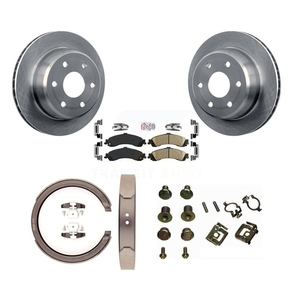 Transit Auto K8A-108711 Disc Brake Kit for 2004-2006 Chevrolet Silverado 1500, GMC Sierra 1500 - Rear product image