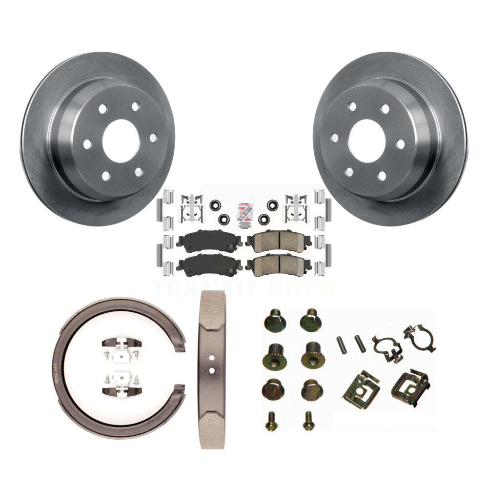 Transit Auto K8A-108714 Disc Brake Kit for 2005-2007 Chevrolet Silverado 1500 Classic, GMC Sierra 1500 Classic, Chevrolet Silverado 1500 & more - Rear product image