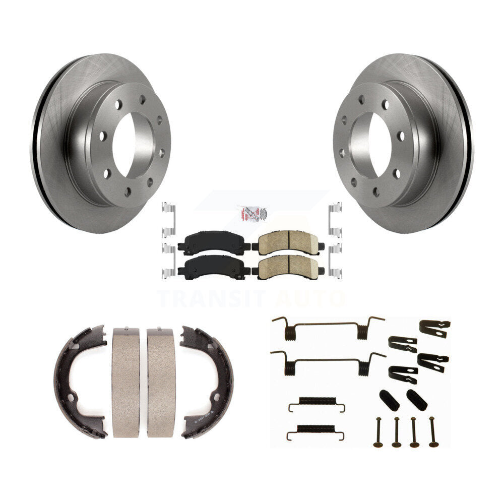 Transit Auto K8A-108738 Disc Brake Kit for 2008-2020 GMC Savana 2500, Chevrolet Express 2500, Chevrolet Express 3500 - Rear product image