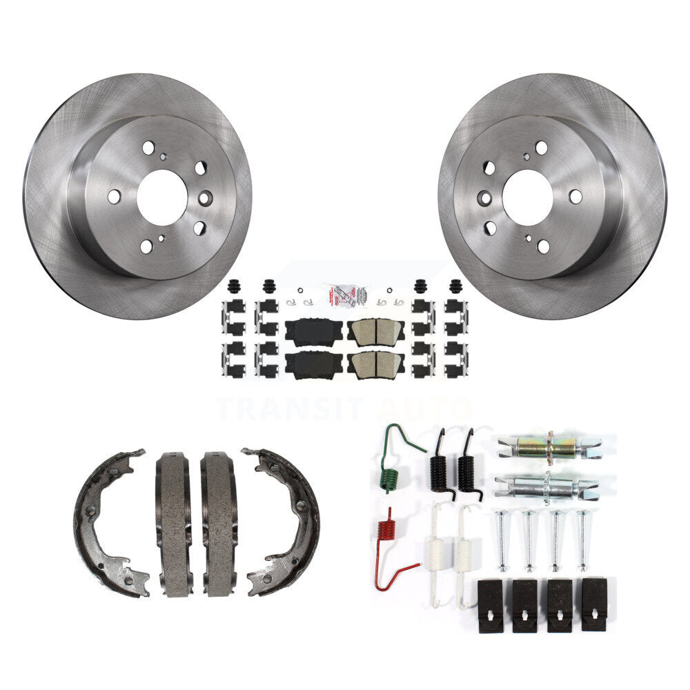 Transit Auto K8A-108749 Disc Brake Kit for 2012-2018 Lexus ES350, Lexus ES300h, Toyota Avalon & more - Rear product image