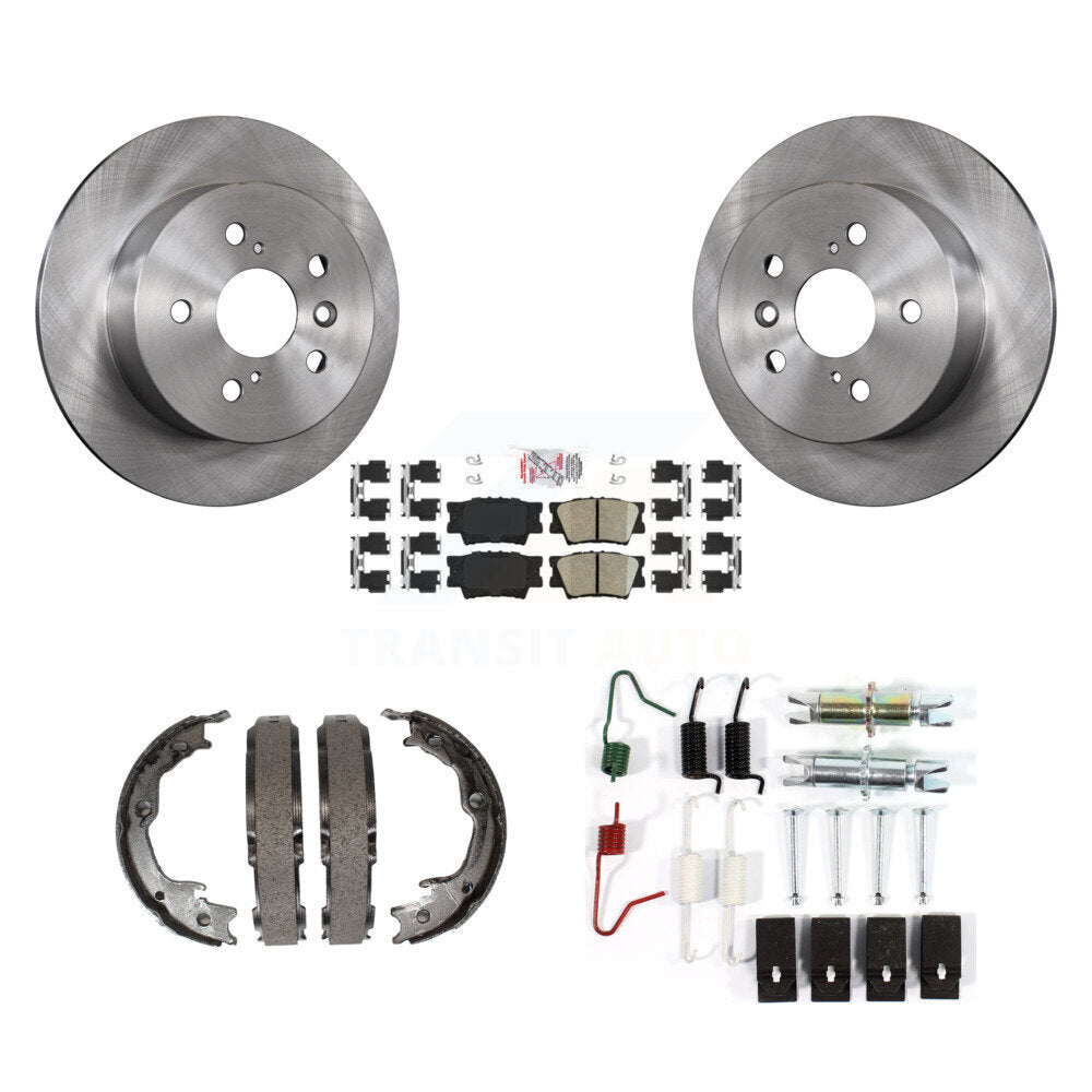 Transit Auto K8A-108750 Disc Brake Kit for 2012-2018 Lexus ES350, Lexus ES300h, Toyota Avalon & more - Rear product image