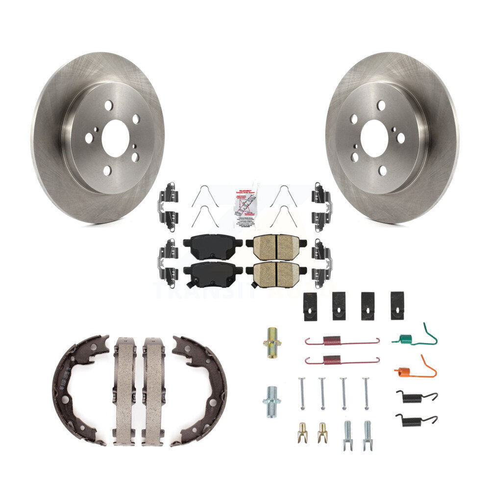 Transit Auto K8A-108756 Disc Brake Kit for 2009-2012 Pontiac Vibe, Toyota Matrix - Rear product image