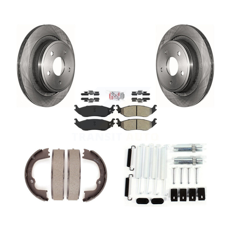 Transit Auto K8A-108783 Disc Brake Kit for 2007-2021 Ram 1500 Classic, Ram 1500, Chrysler Aspen & more - Rear product image