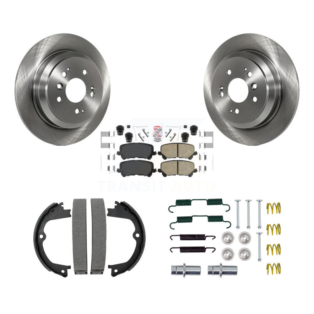 Transit Auto K8A-108794 Disc Brake Kit for 2016-2024 Honda Passport, Honda Ridgeline, Honda Pilot - Rear product image