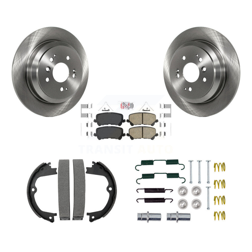 Transit Auto K8A-108795 Disc Brake Kit for 2016-2024 Honda Passport, Honda Ridgeline, Honda Pilot - Rear product image
