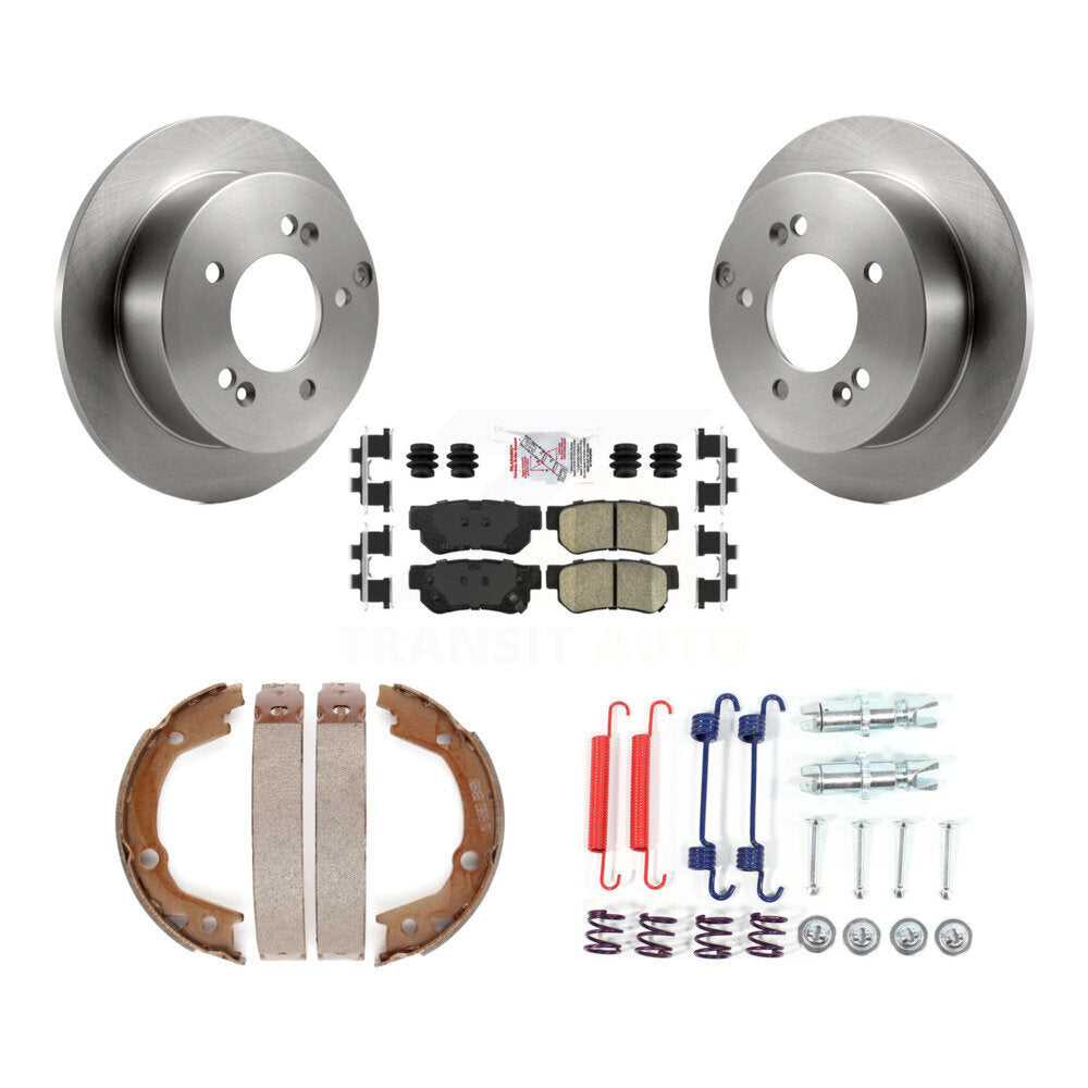 Transit Auto K8A-108802 Disc Brake Kit for 2005-2010 Hyundai Tucson, Kia Sportage - Rear product image