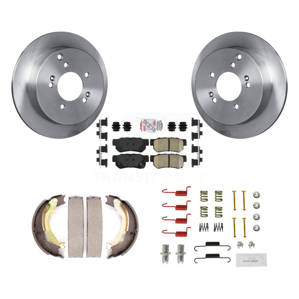 Transit Auto K8A-108803 Disc Brake Kit for 2005-2010 Hyundai Tucson, Kia Sportage - Rear product image
