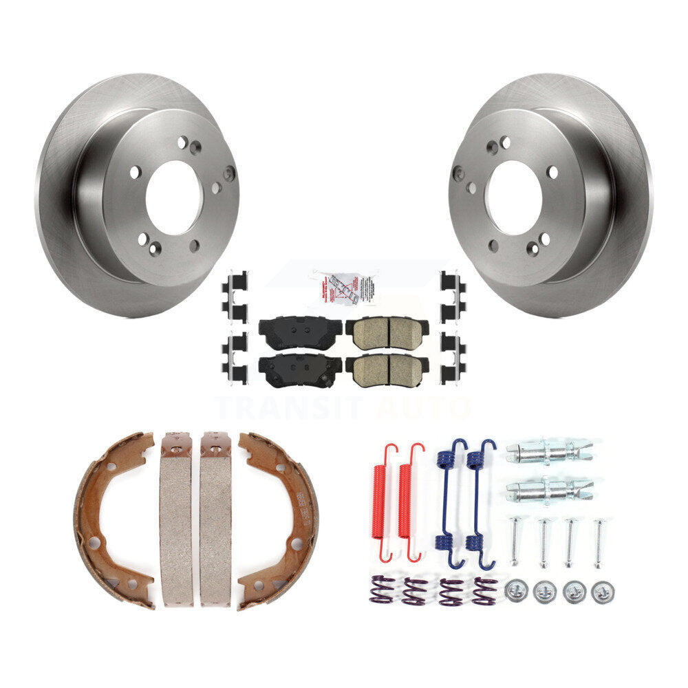 Transit Auto K8A-108804 Disc Brake Kit for 2005-2010 Hyundai Tucson, Kia Sportage - Rear product image