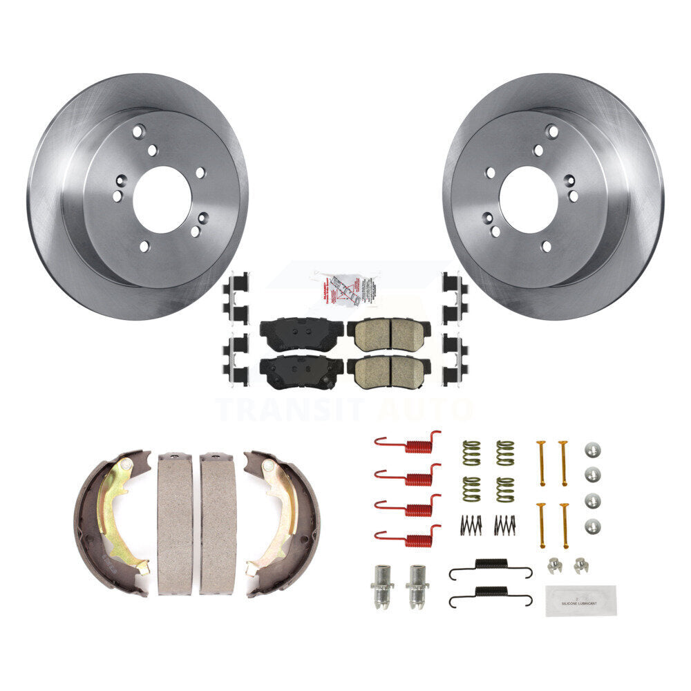 Transit Auto K8A-108805 Disc Brake Kit for 2005-2010 Hyundai Tucson, Kia Sportage - Rear product image