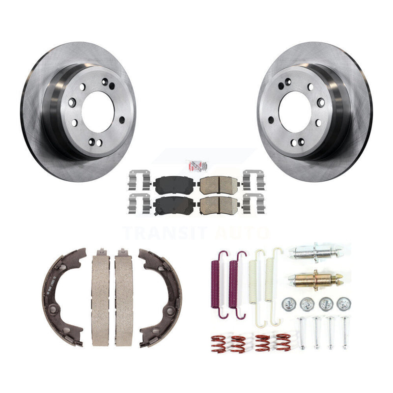 Transit Auto K8A-108819 Disc Brake Kit for 2009-2011 Hyundai Elantra - Rear product image
