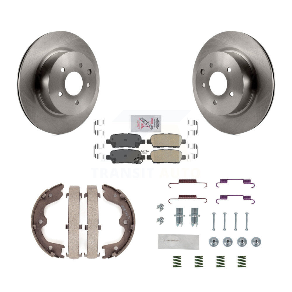 Transit Auto K8A-108833 Disc Brake Kit for 2005-2022 Nissan Maxima, INFINITI QX50, INFINITI EX37 & more - Rear product image