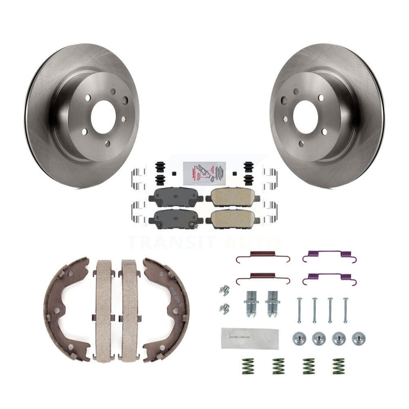 Transit Auto K8A-108834 Disc Brake Kit for 2005-2022 Nissan Maxima, INFINITI QX50, INFINITI EX37 & more - Rear product image