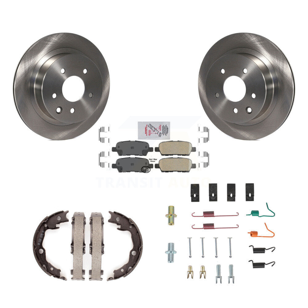Transit Auto K8A-108835 Disc Brake Kit for 2008-2022 Nissan LEAF, Nissan Juke, Nissan Rogue Select & more - Rear product image