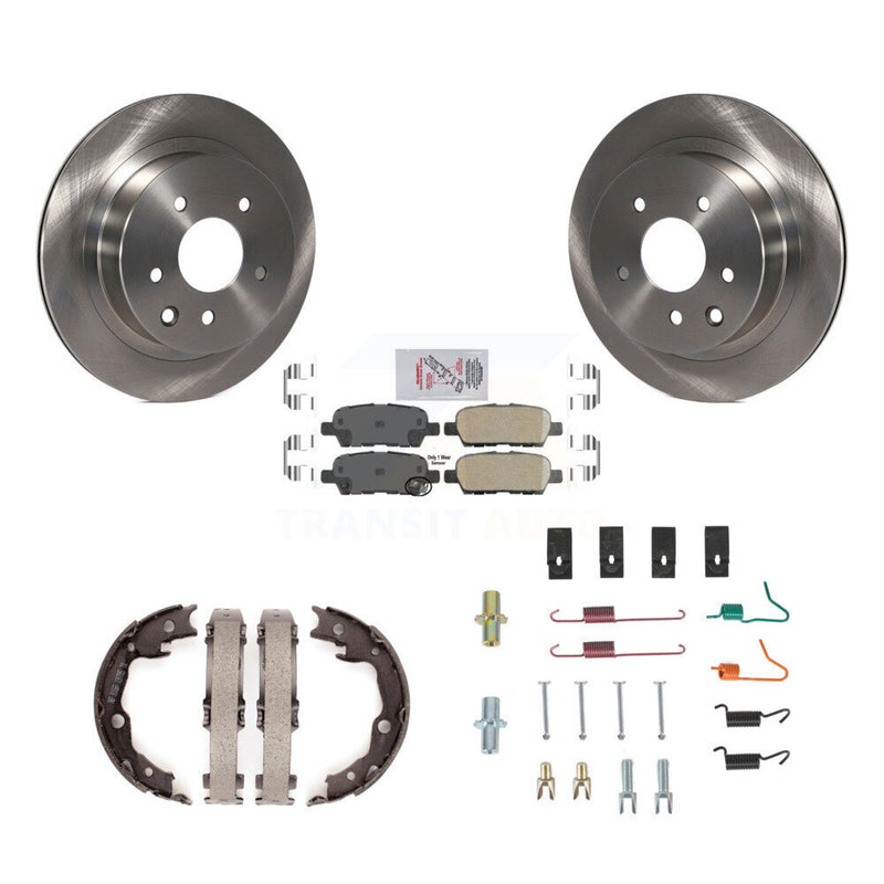 Transit Auto K8A-108835 Disc Brake Kit for 2008-2022 Nissan LEAF, Nissan Juke, Nissan Rogue Select & more - Rear product image