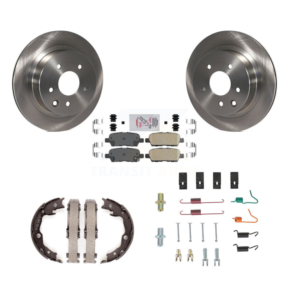 Transit Auto K8A-108836 Disc Brake Kit for 2008-2022 Nissan LEAF, Nissan Juke, Nissan Rogue Select & more - Rear product image