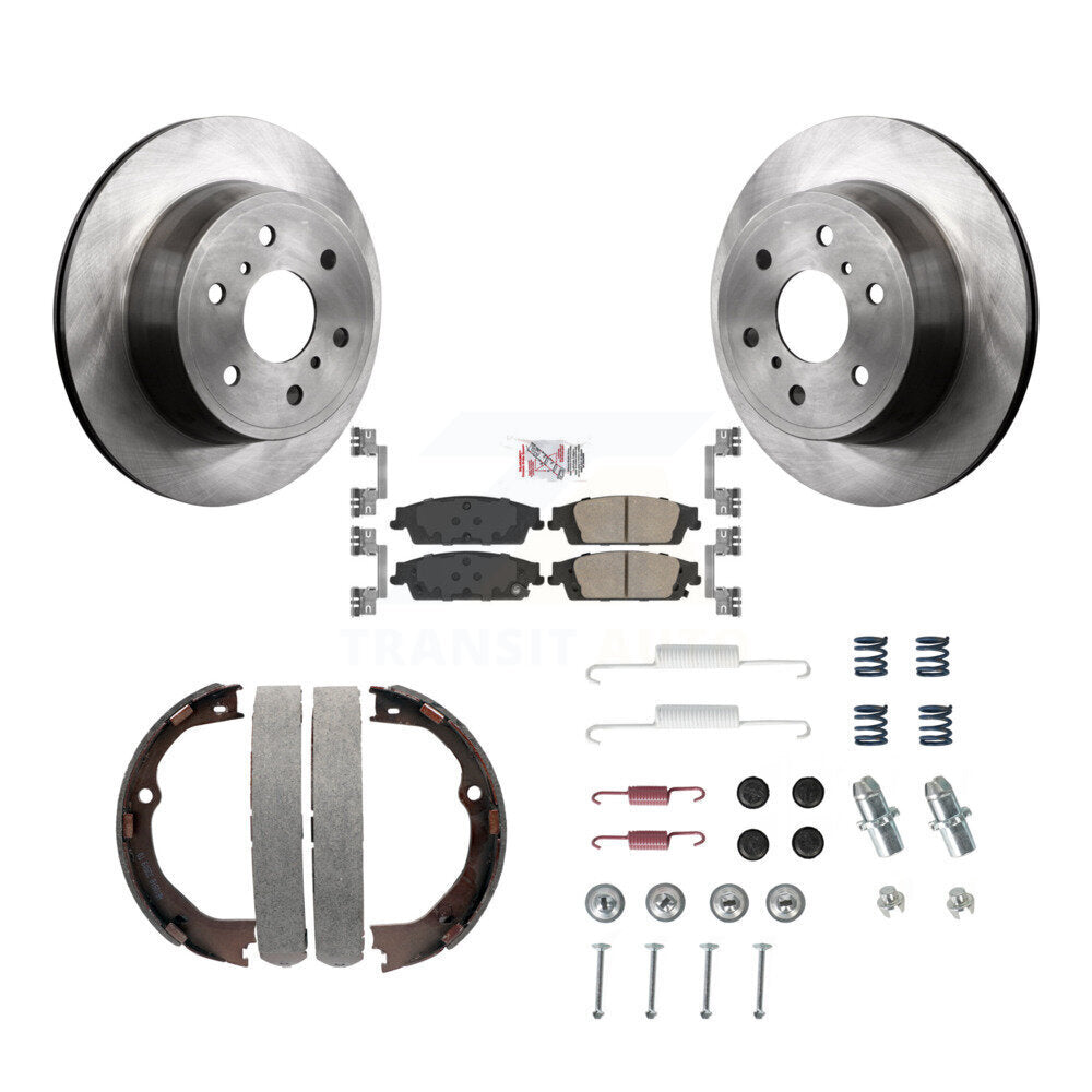 Transit Auto K8A-108860 Disc Brake Kit for 2014-2020 Chevrolet Suburban, GMC Yukon XL, Cadillac Escalade & more - Rear product image