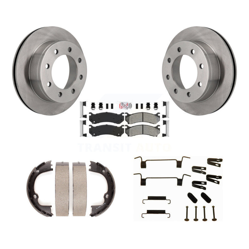Transit Auto K8A-108870 Disc Brake Kit for 2010-2013 Chevrolet Silverado 2500 HD, Chevrolet Suburban 2500, GMC Sierra 2500 HD & more - Rear product image