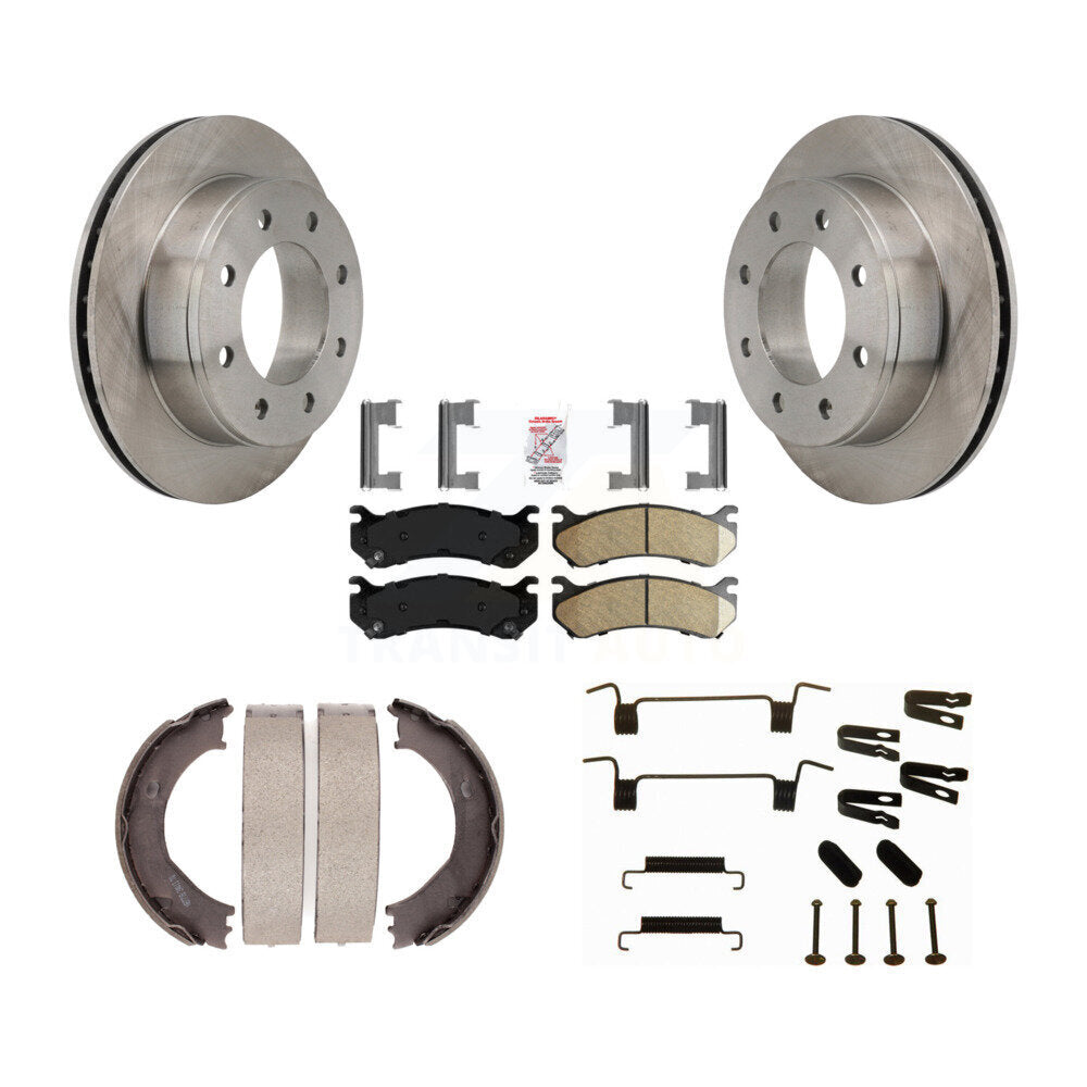 Transit Auto K8A-108877 Disc Brake Kit for 1999-2009 Chevrolet Silverado 1500 HD Classic, Chevrolet Suburban 2500, GMC Sierra 1500 HD Classic & more - Rear product image