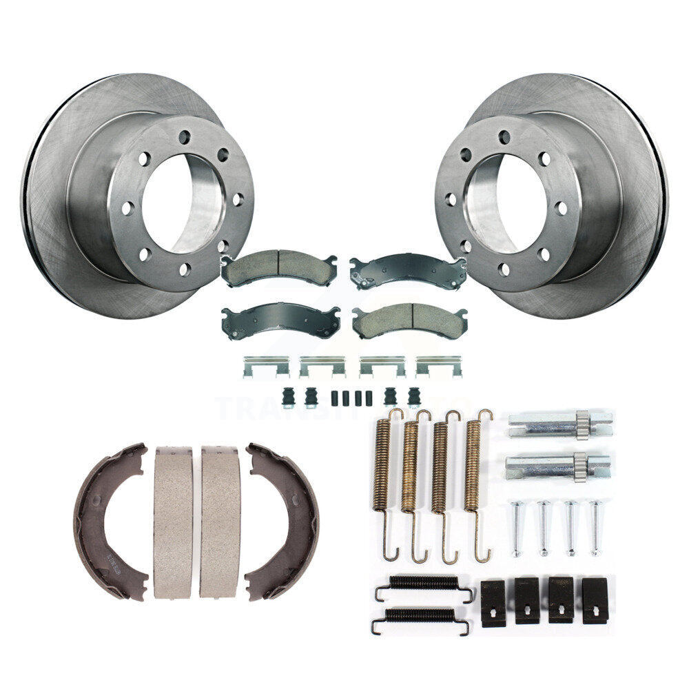 Transit Auto K8A-108883 Disc Brake Kit for 2001-2006 Chevrolet Silverado 3500, GMC Sierra 3500 - Rear product image