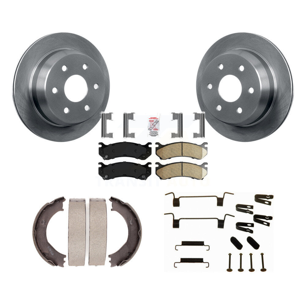 Transit Auto K8A-108894 Disc Brake Kit for 2003 Chevrolet Silverado 2500, Chevrolet Silverado 2500 HD, GMC Sierra 2500 - Rear product image