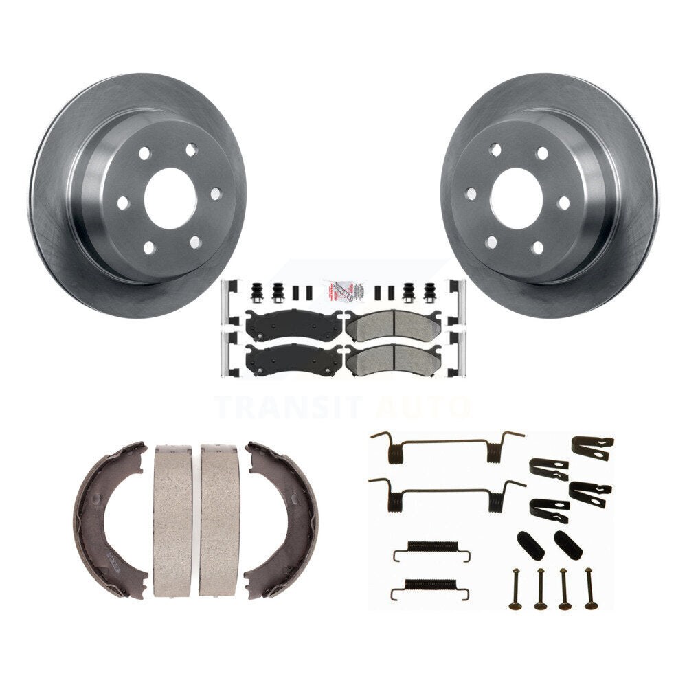 Transit Auto K8A-108895 Disc Brake Kit for 2003 Chevrolet Silverado 2500, Chevrolet Silverado 2500 HD, GMC Sierra 2500 - Rear product image
